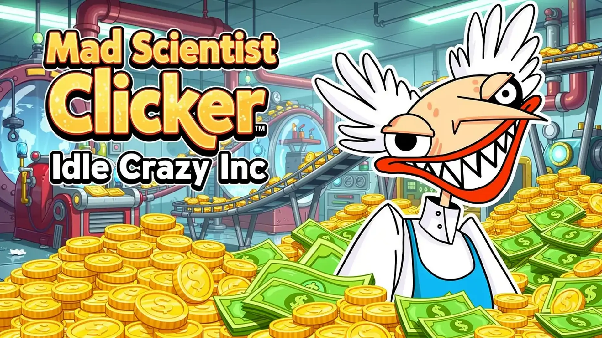 Mad Scientist Clicker: Idle Crazy Inc - Simulador Laboratorio Loco juego