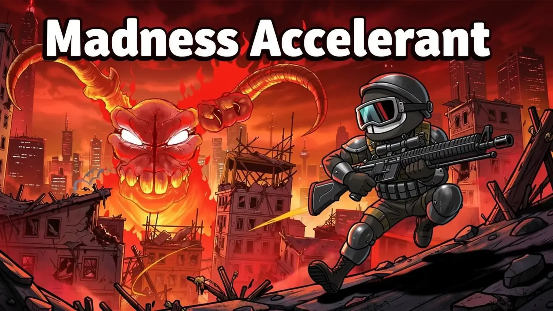 Madness Accelerant - لعبة معارك أرينا سريعة الوتيرة
