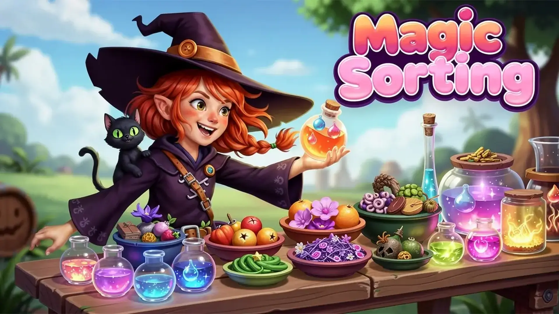Magic Sorting - 魔法三消益智 整理奇幻物品，体验指尖消除的治愈与成就感。 游戏