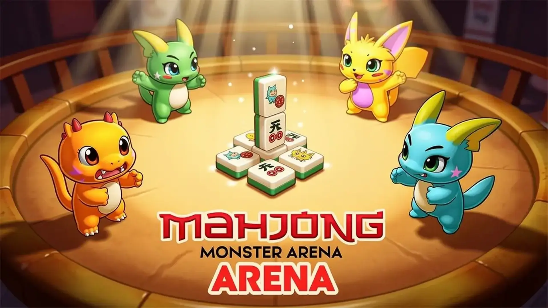 Mahjong Monster Arena - Puzzle Monstruos juego