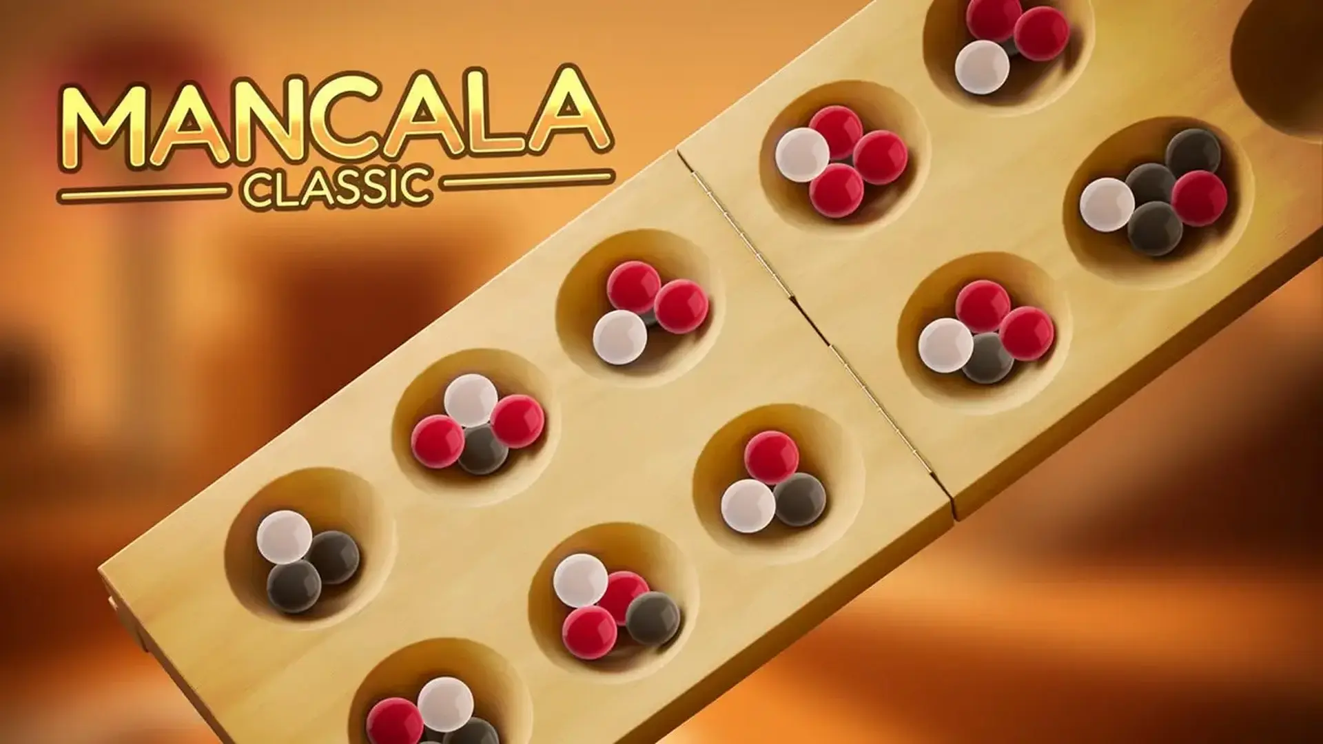 Mancala Classic - Tablero Estratégico Captura Piedras juego