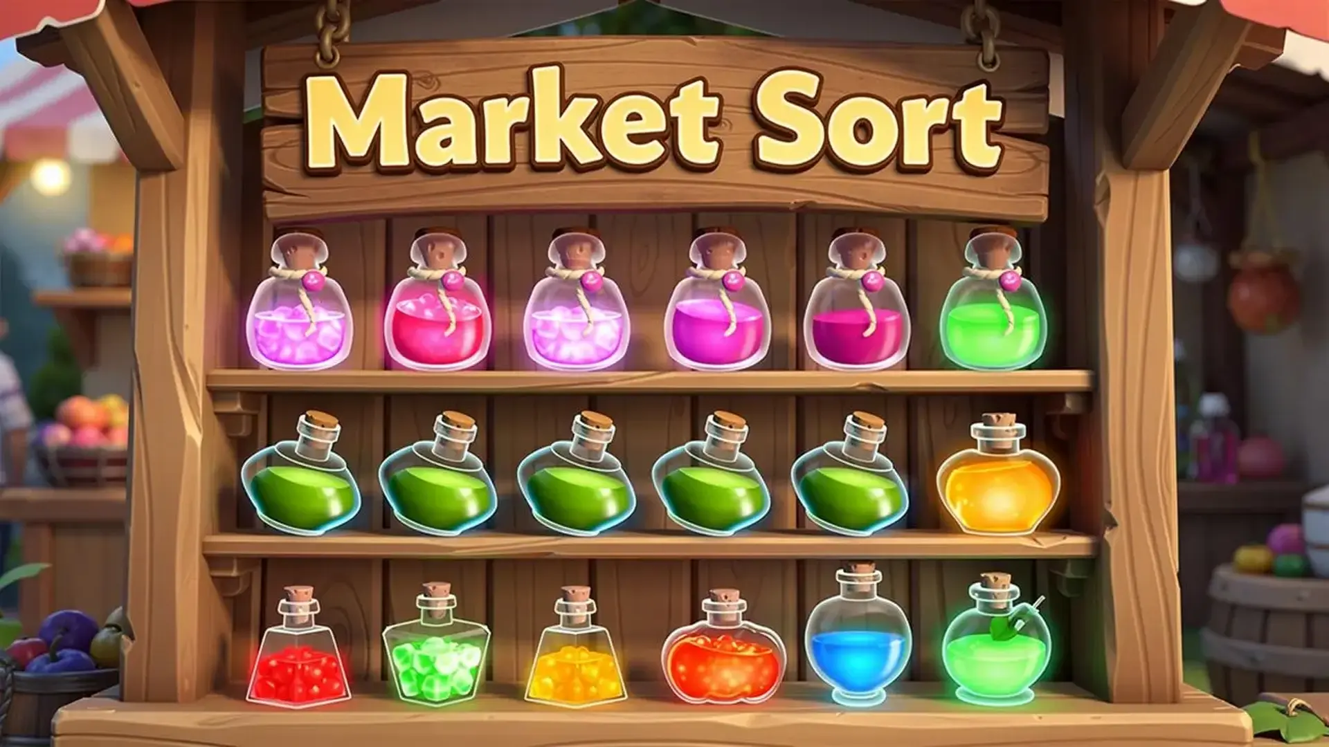 Market Sort - Puzzle logística juego