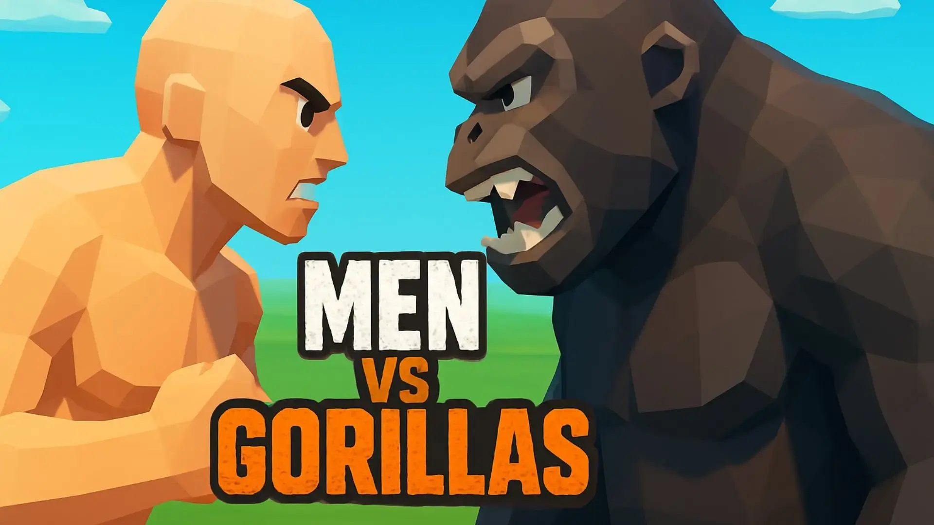 Men Vs Gorillas - لعبة قتال أكشن وفيزياء فوضوية