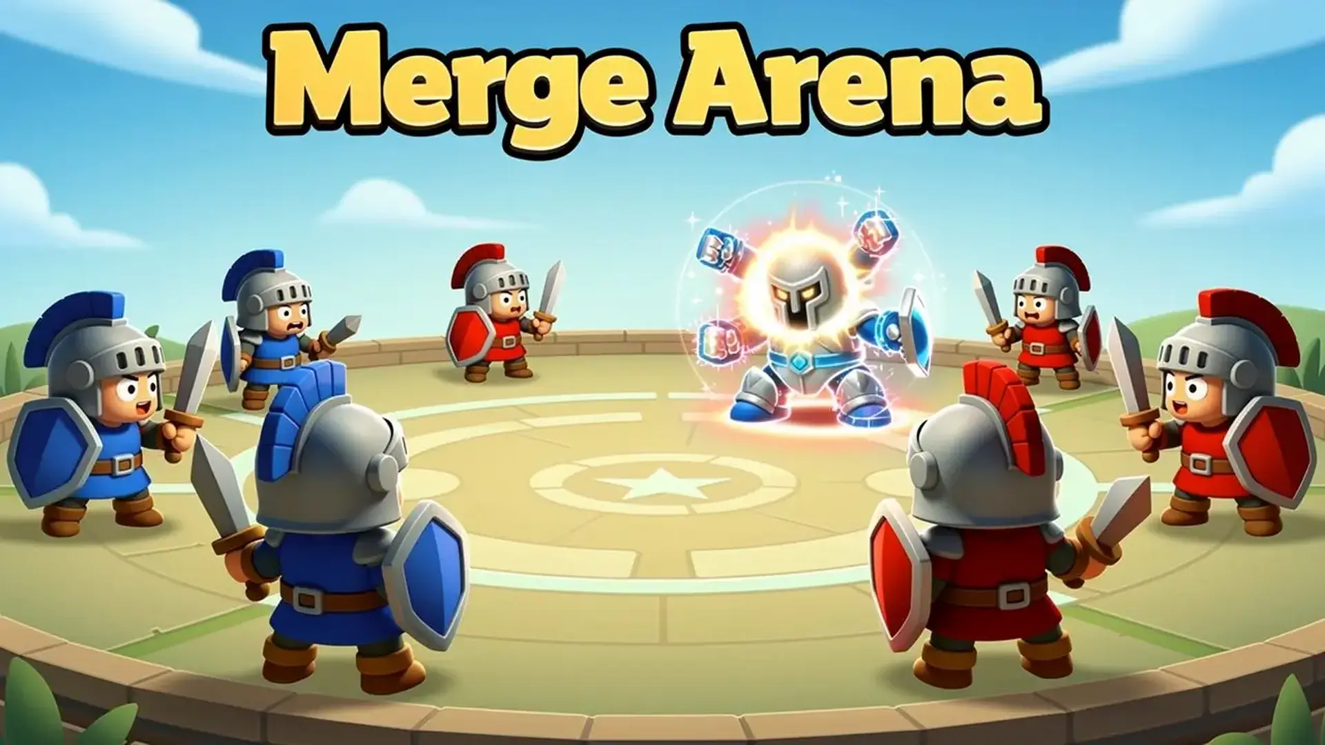 Merge Arena - Auto-battler estratégico juego