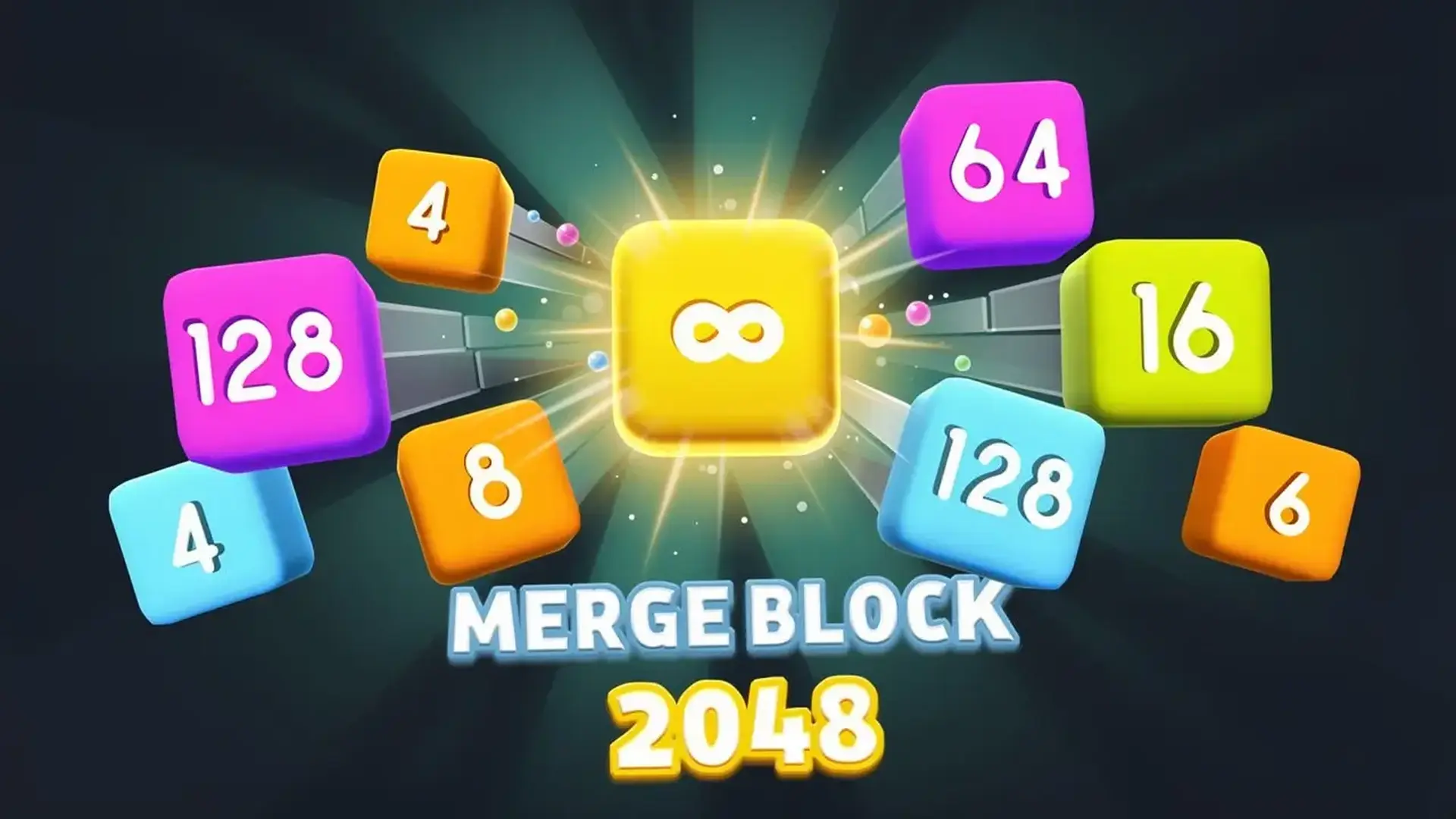 Merge Block 2048 - لعبة ألغاز دمج المكعبات