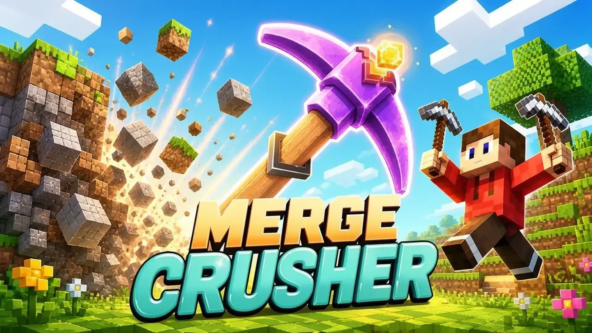 Merge Crusher - 合并粉碎，智取金矿！融合策略与休闲解谜，挖掘稀有宝藏，成为挖矿大亨！ 游戏