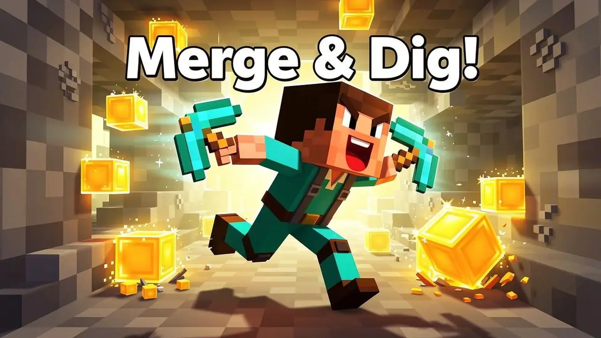 Merge & Dig! - 休闲合并挖矿 策略合成镐头，解锁稀有宝藏，轻松解压，无限探索！ 游戏