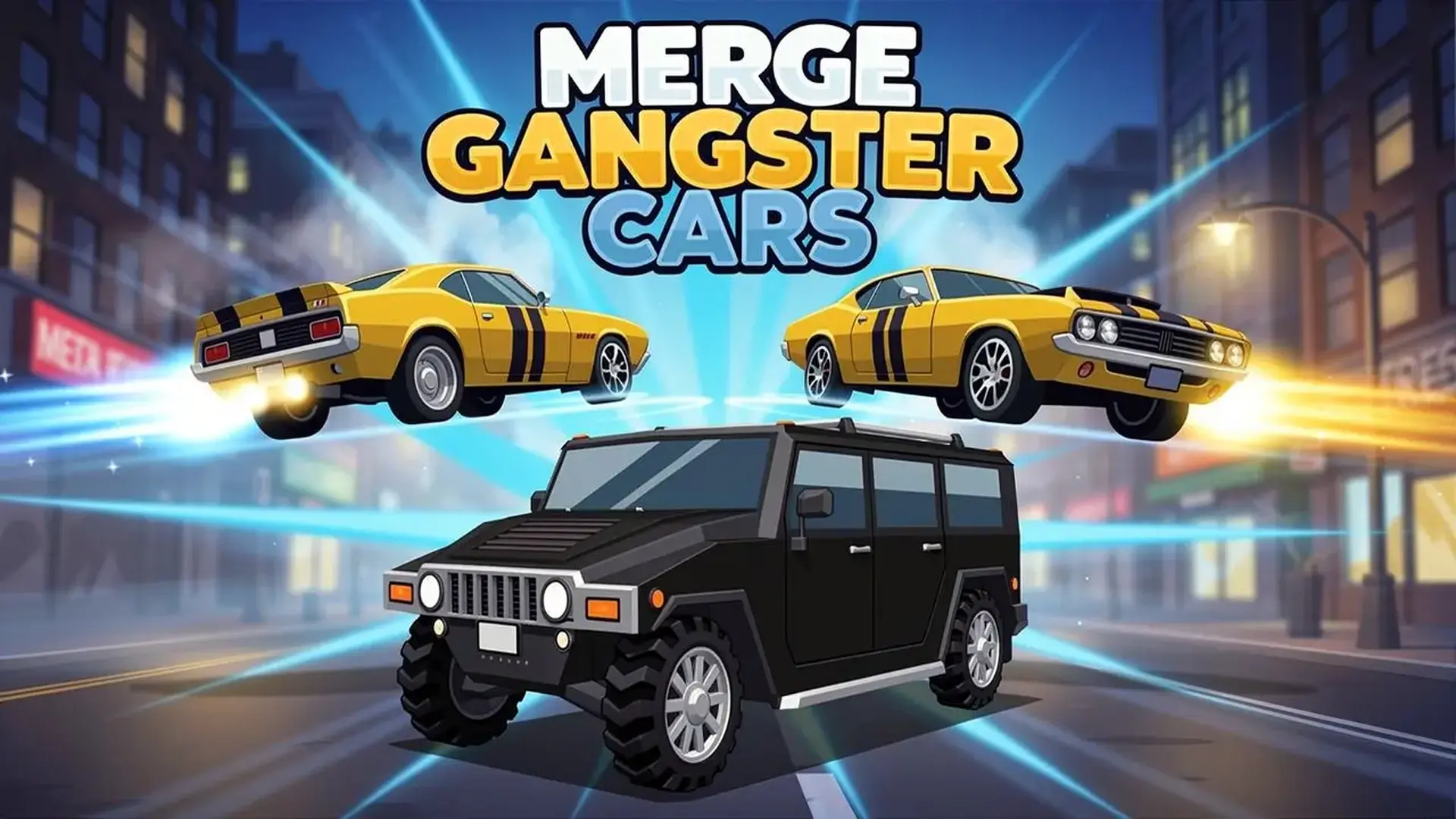 Merge Gangster Cars - لعبة دمج سيارات المافيا