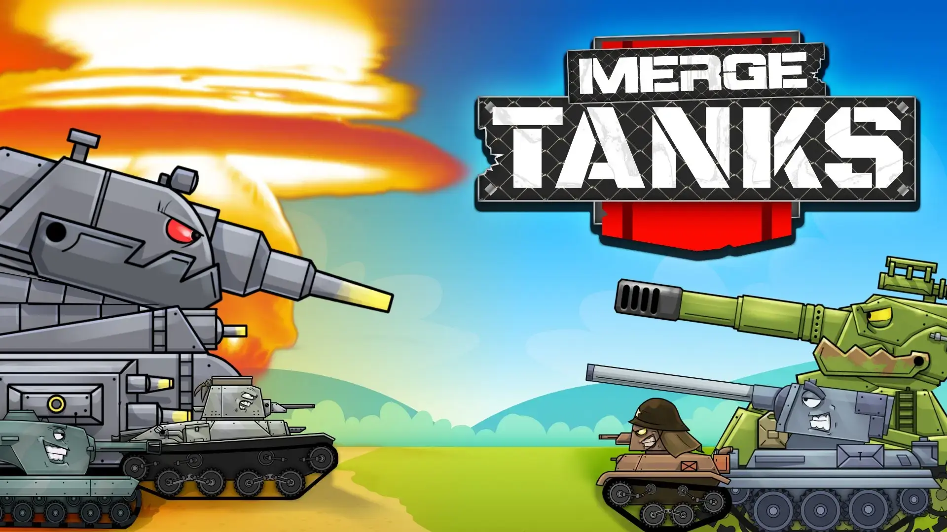Merge Master Tanks: Tank Wars - Стратегия танковых слияний игра