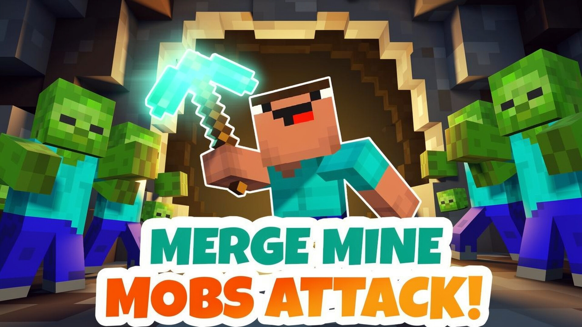 Merge Mine: Mobs Attack! - Estrategia Fusión juego