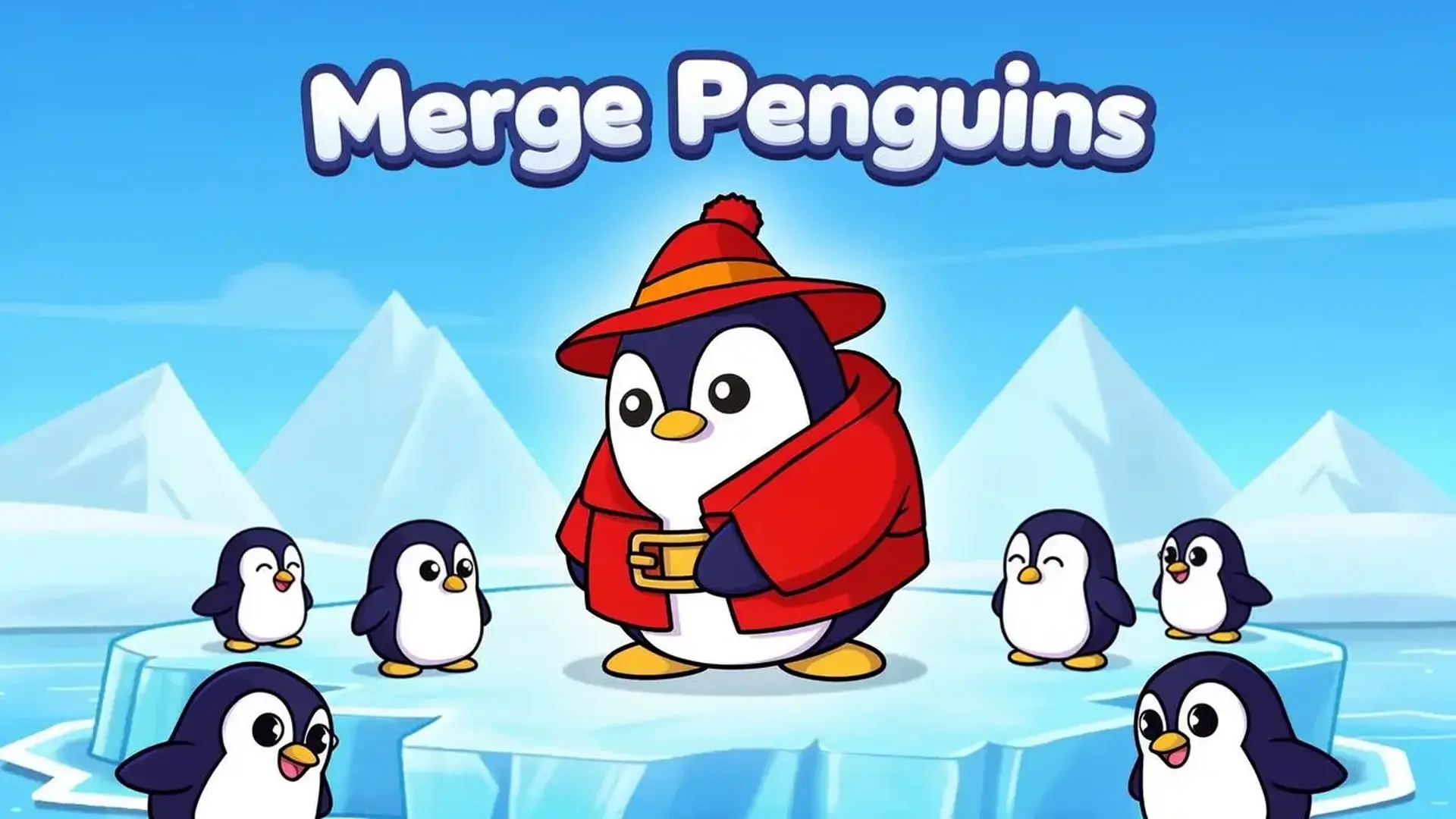 Merge Penguins - combine mutant penguins unlock upgrades game