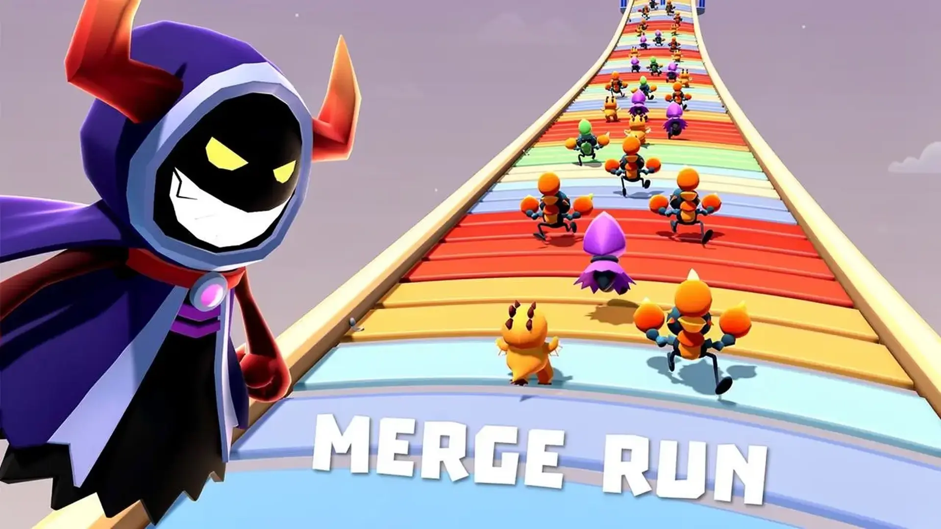 Merge Run - لعبة استراتيجية وحوش سريعة