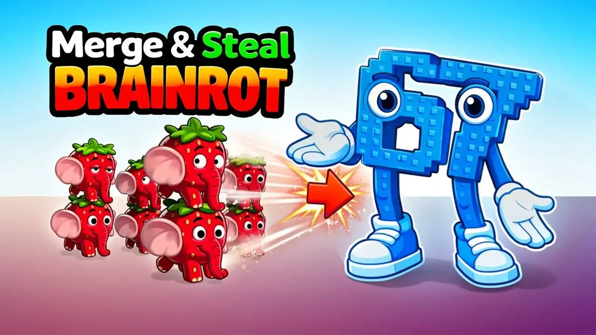 Merge & Steal Brainrot - Puzzle memes juego