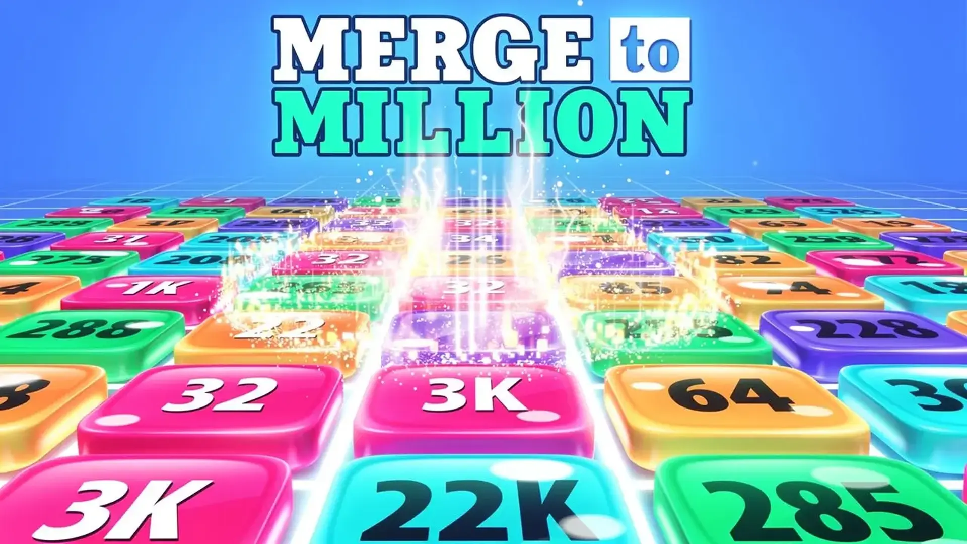 Merge to Million - Puzzle números adictivo juego