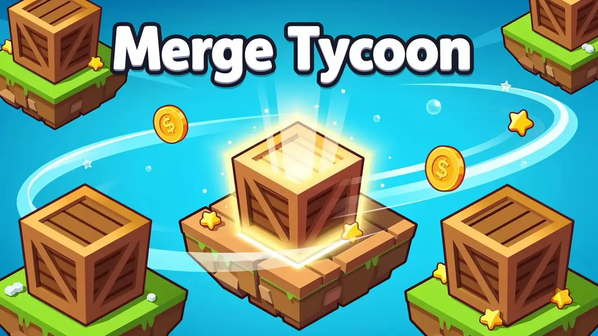 Merge Tycoon - マージ系パズル経営シミュレーション：2048パズルでアトラクションを合体・進化させ、世界一の遊園地を作ろう！ ゲーム