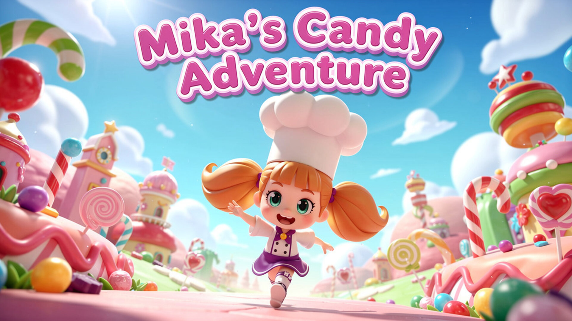 Mika's Candy Adventure - 沉浸式 3D 益智推箱子游戏，挑战空间逻辑，在充满蛋糕的甜蜜世界中开启奇幻冒险。 游戏
