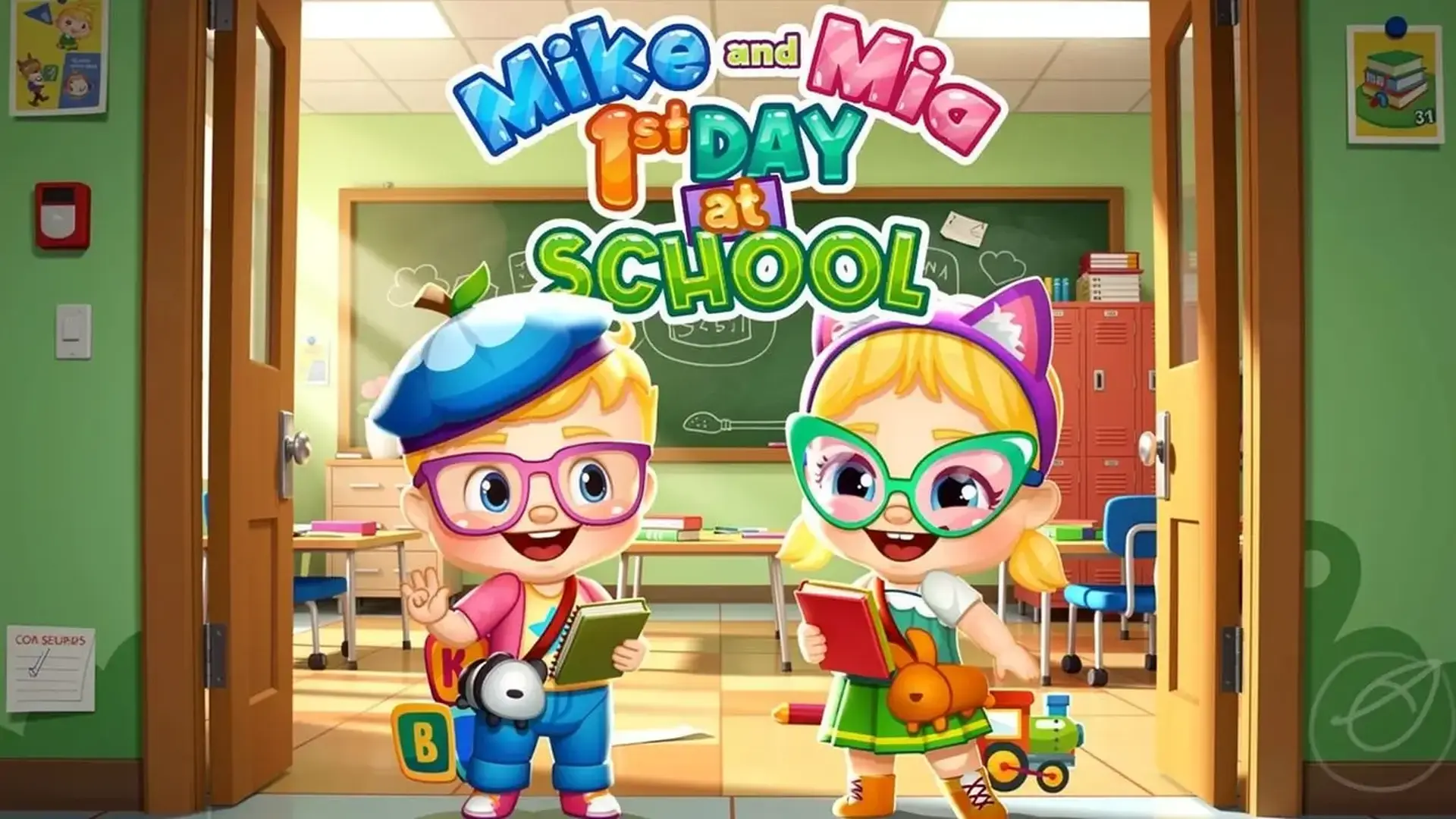 Mike and Mia 1st Day At School - Aventura educativa escolar con juego