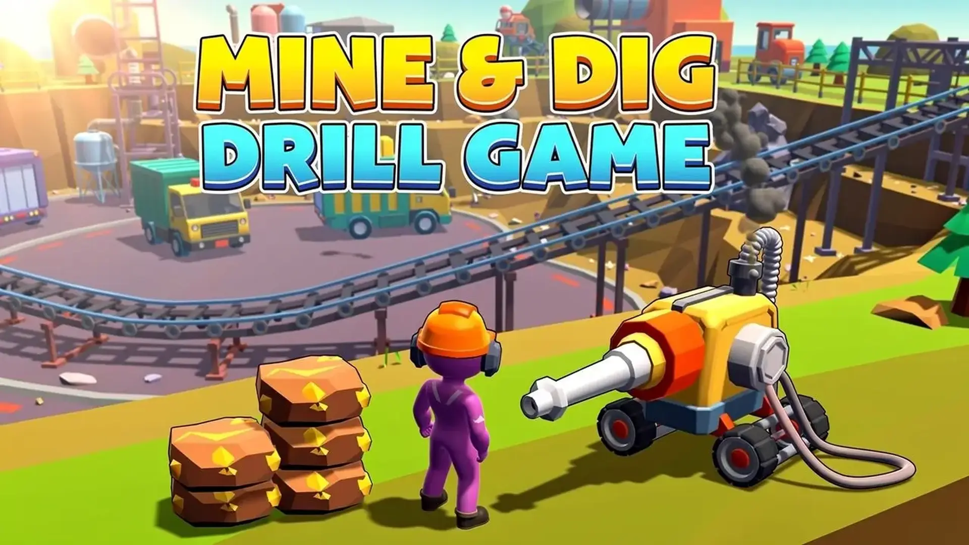 Mine and Dig - 放置策略经营：从零开始，深度挖掘稀有资源，升级工人，成就你的专属挖矿帝国！ 游戏