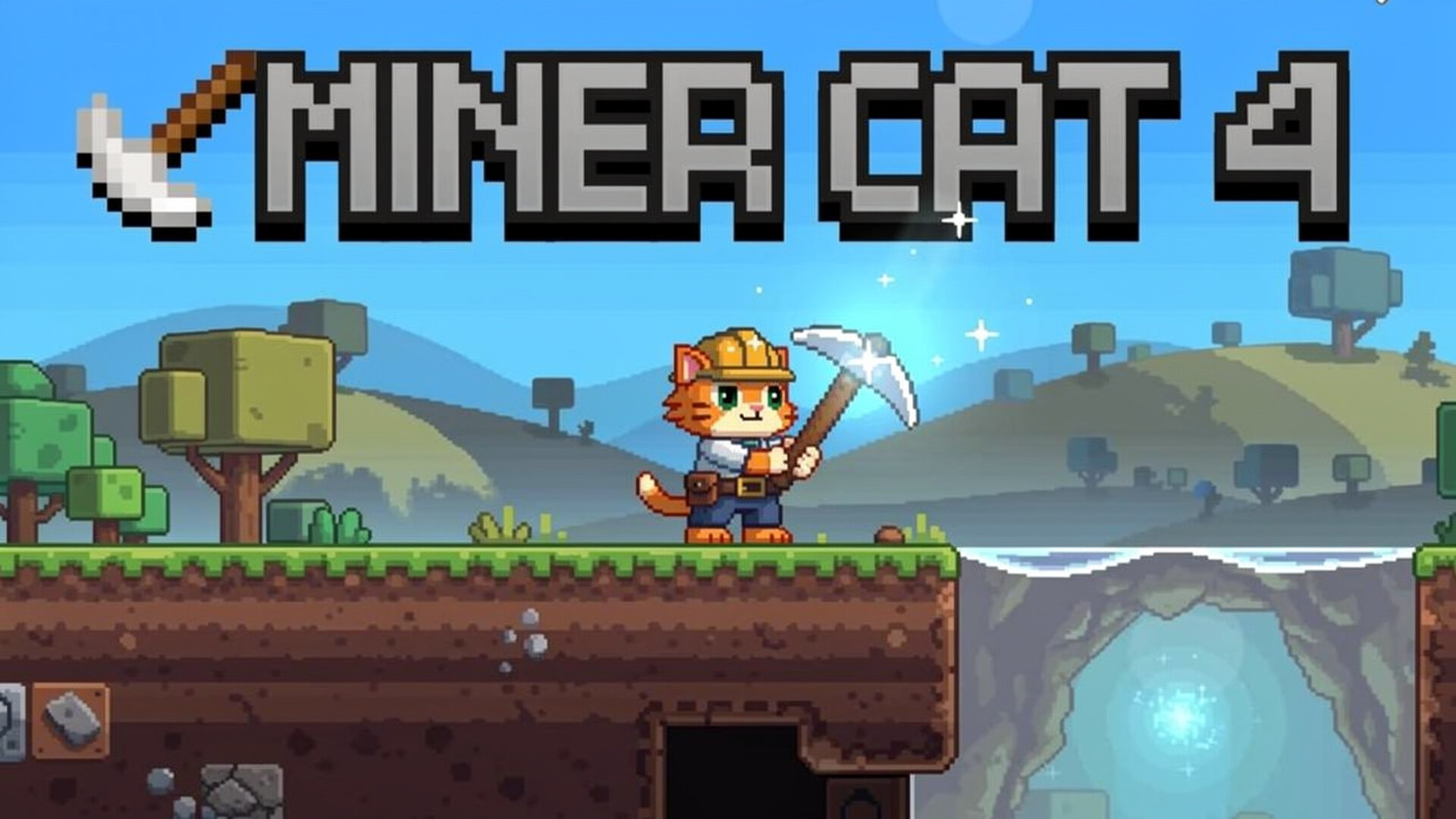 Miner Cat 4 - Aventura minera pixelada juego