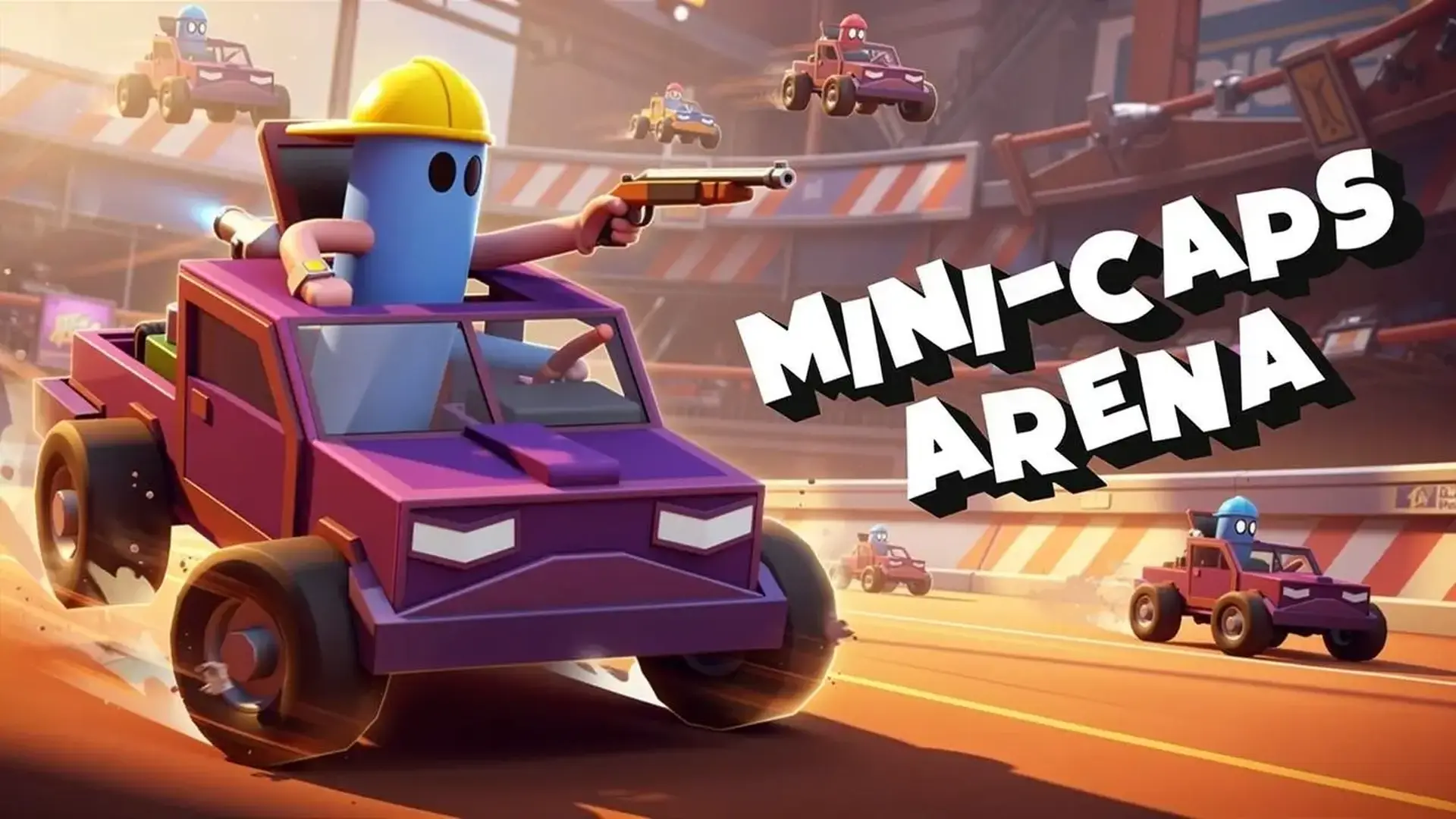 Mini-Caps: Arena - demolish rivals post-apocalyptic car game
