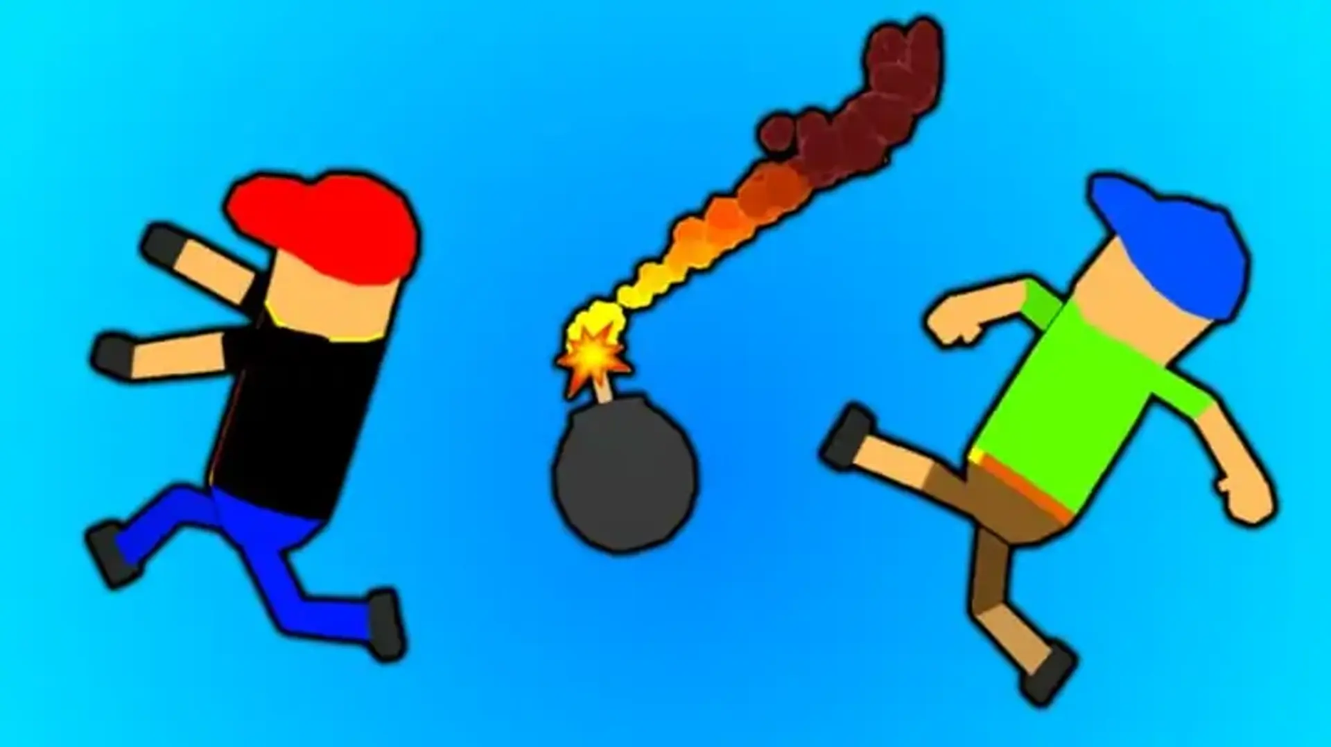 Mini-Caps: Bombs - ハチャメチャ爆弾回避アクション！友達と無料オンラインで物理演算バトル ゲーム