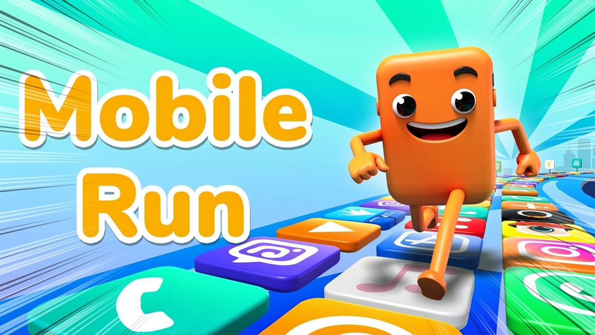 Mobile Run - racing digital obstacle courses game