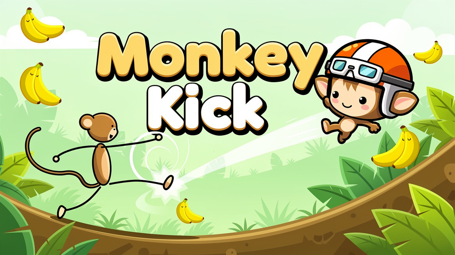 Monkey Kick – Play Free Physics Arcade Game Online