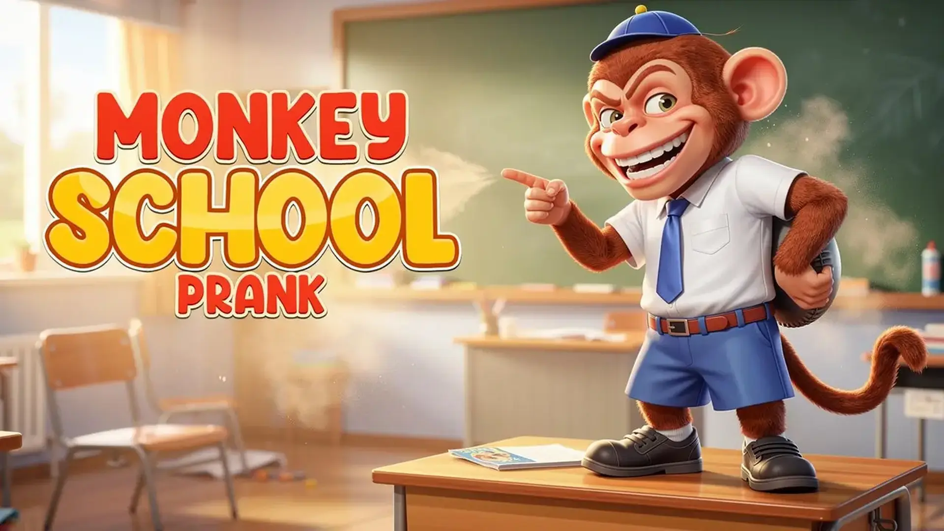 Monkey School Prank - Simulador travesuras juego
