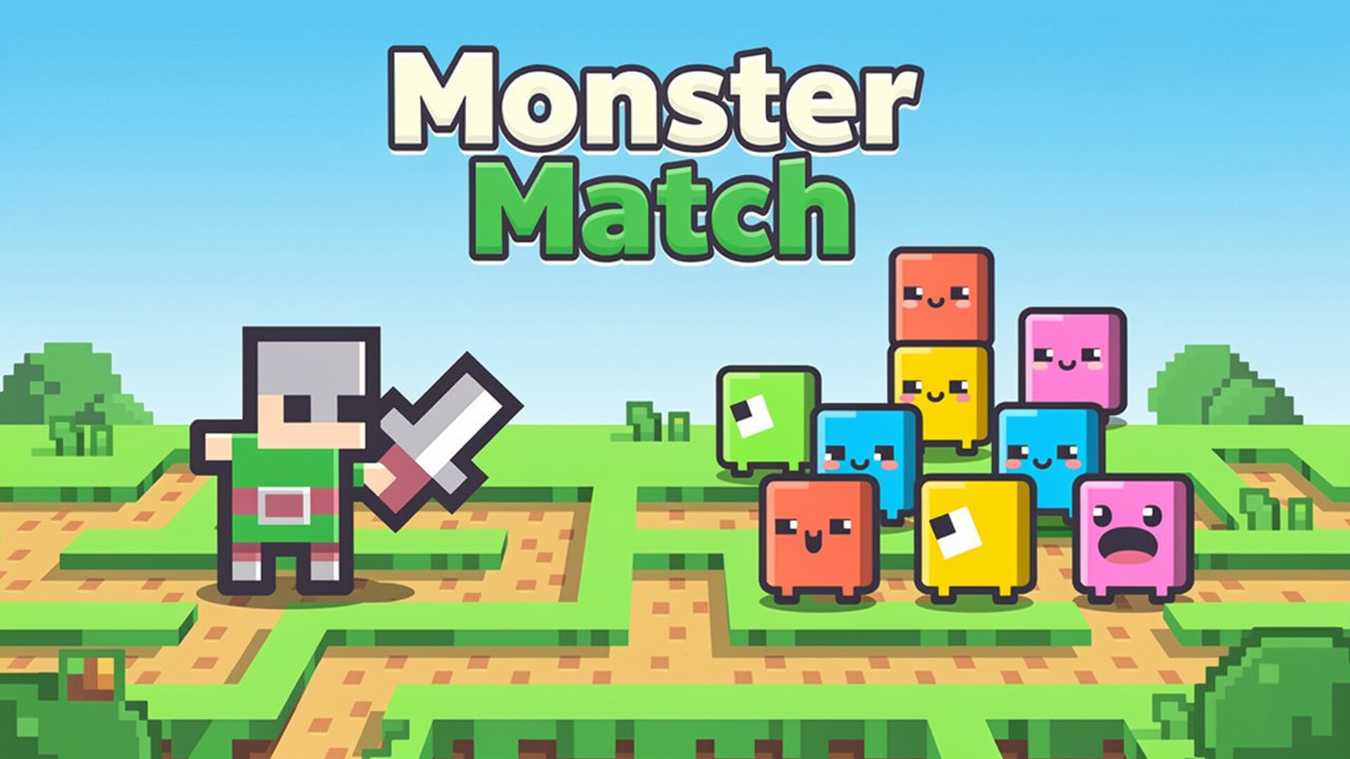 Monster Match - Puzzle lógica espacial juego