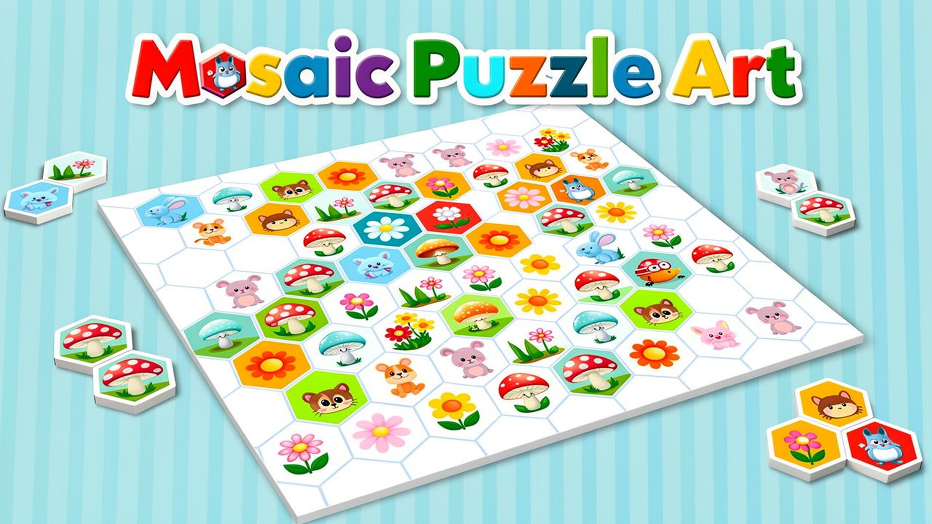 Mosaic Puzzle Art - jeu de Puzzles Hexagonaux Pixel Art