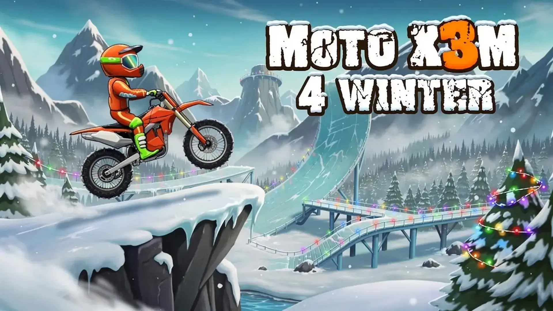 Moto X3M 4 Winter - Carreras motos Adrenalina invernal juego