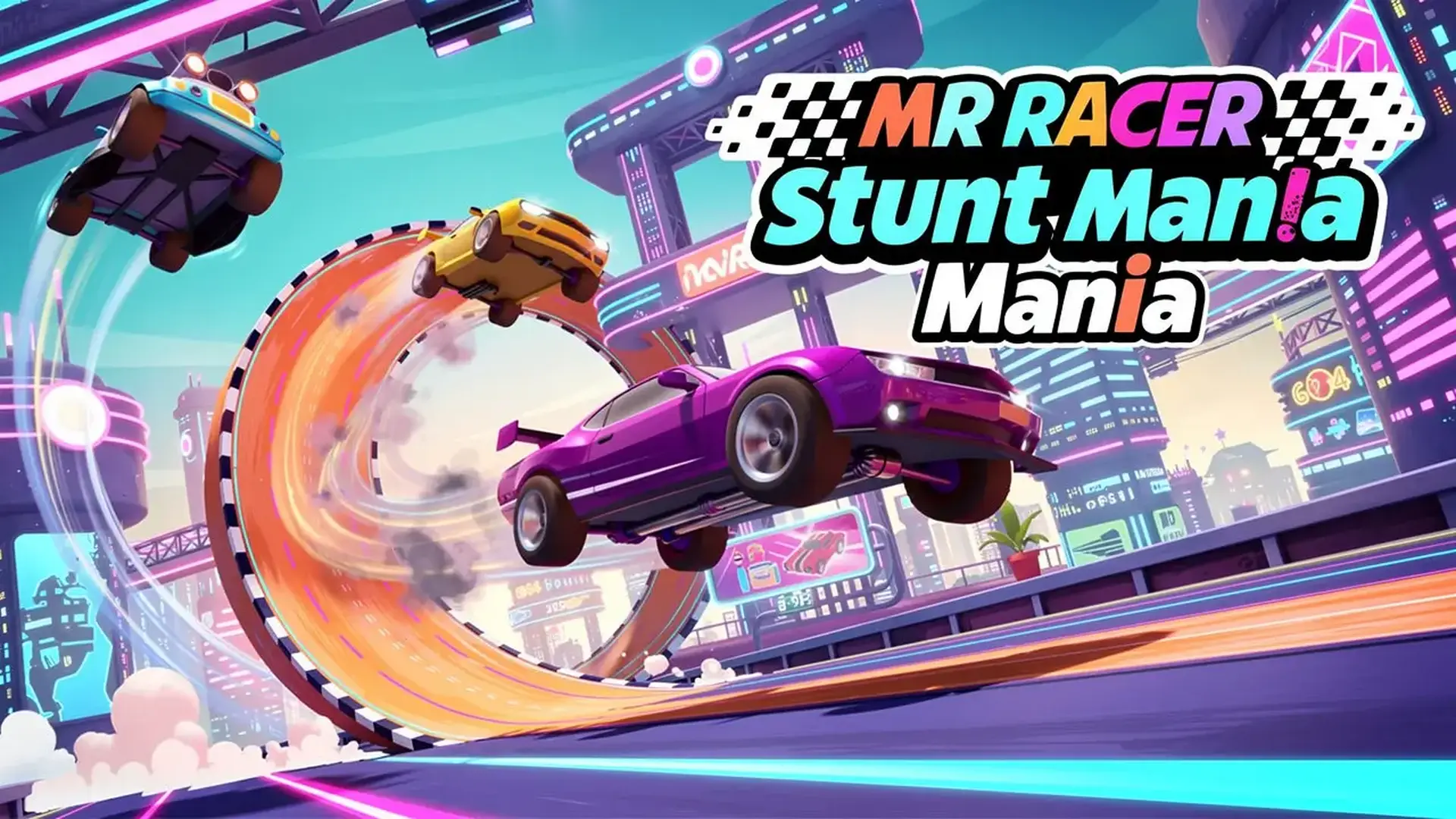 MR RACER Stunt Mania - Acrobacias coches 3D juego