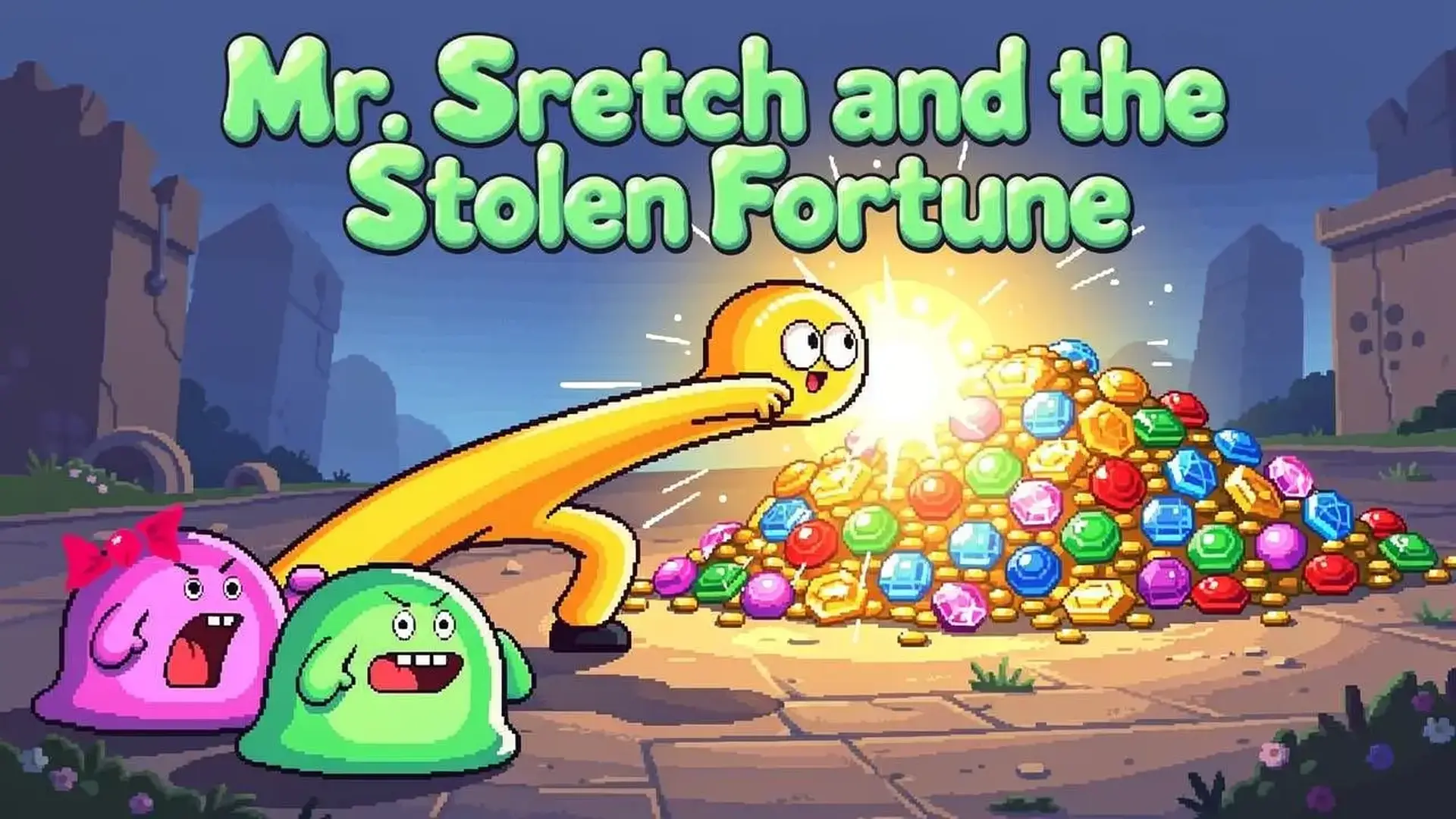 Mr. Stretch and the Stolen Fortune - 烧脑幽灵解谜平台冒险 深入闹鬼庄园，破解重重机关，揭开失窃财宝的真相！ 游戏