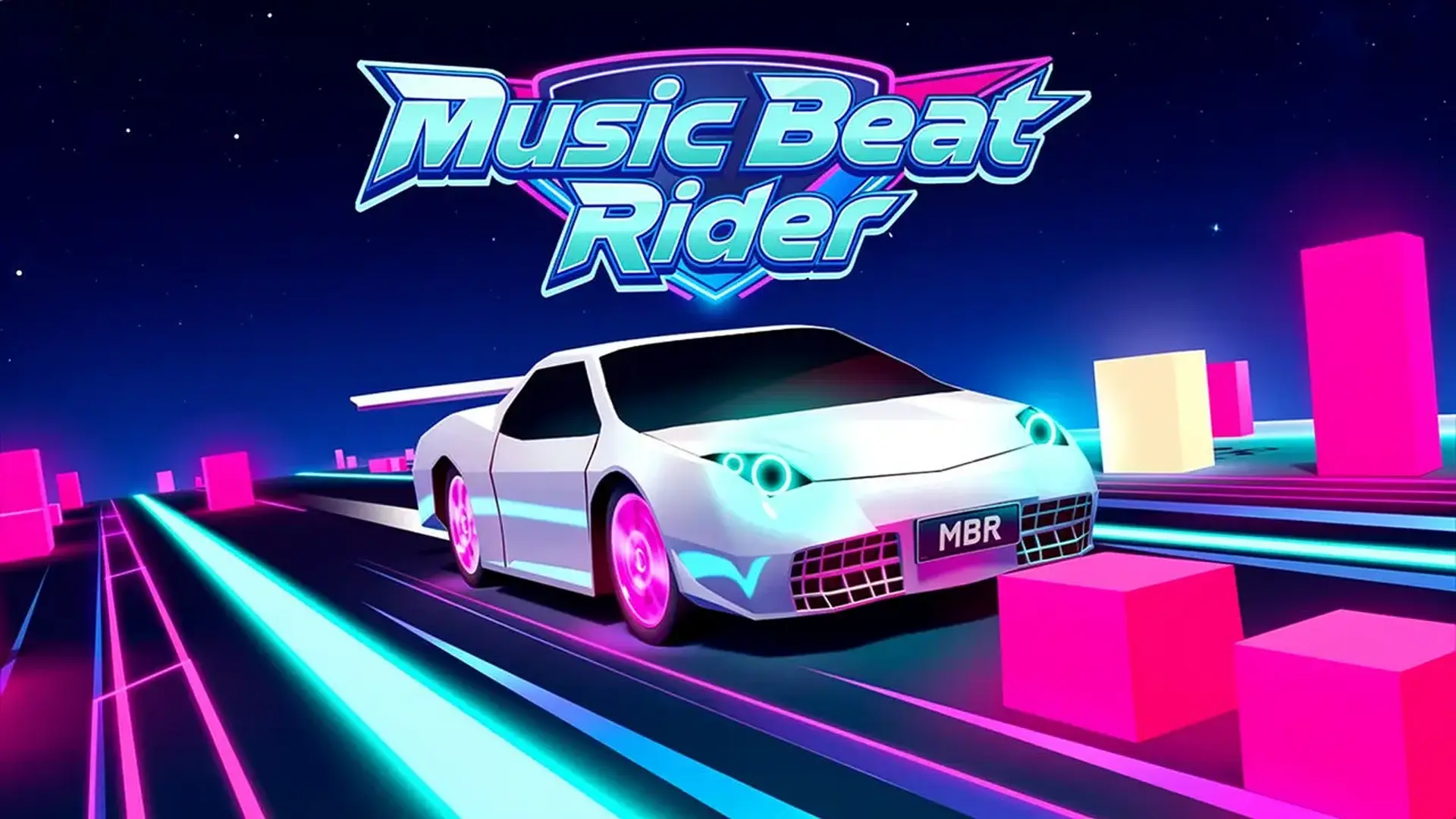 Music Beat Rider - Carreras ritmo cyberpunk juego