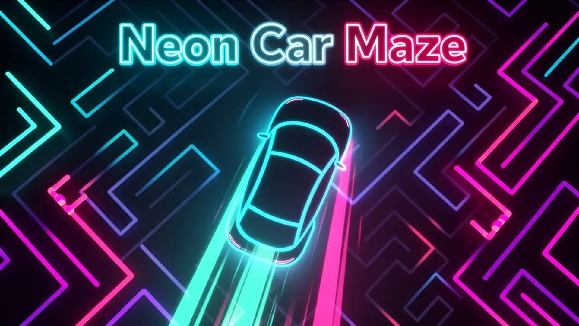 Neon Car Maze - Puzzle Labirinto Neon jogo