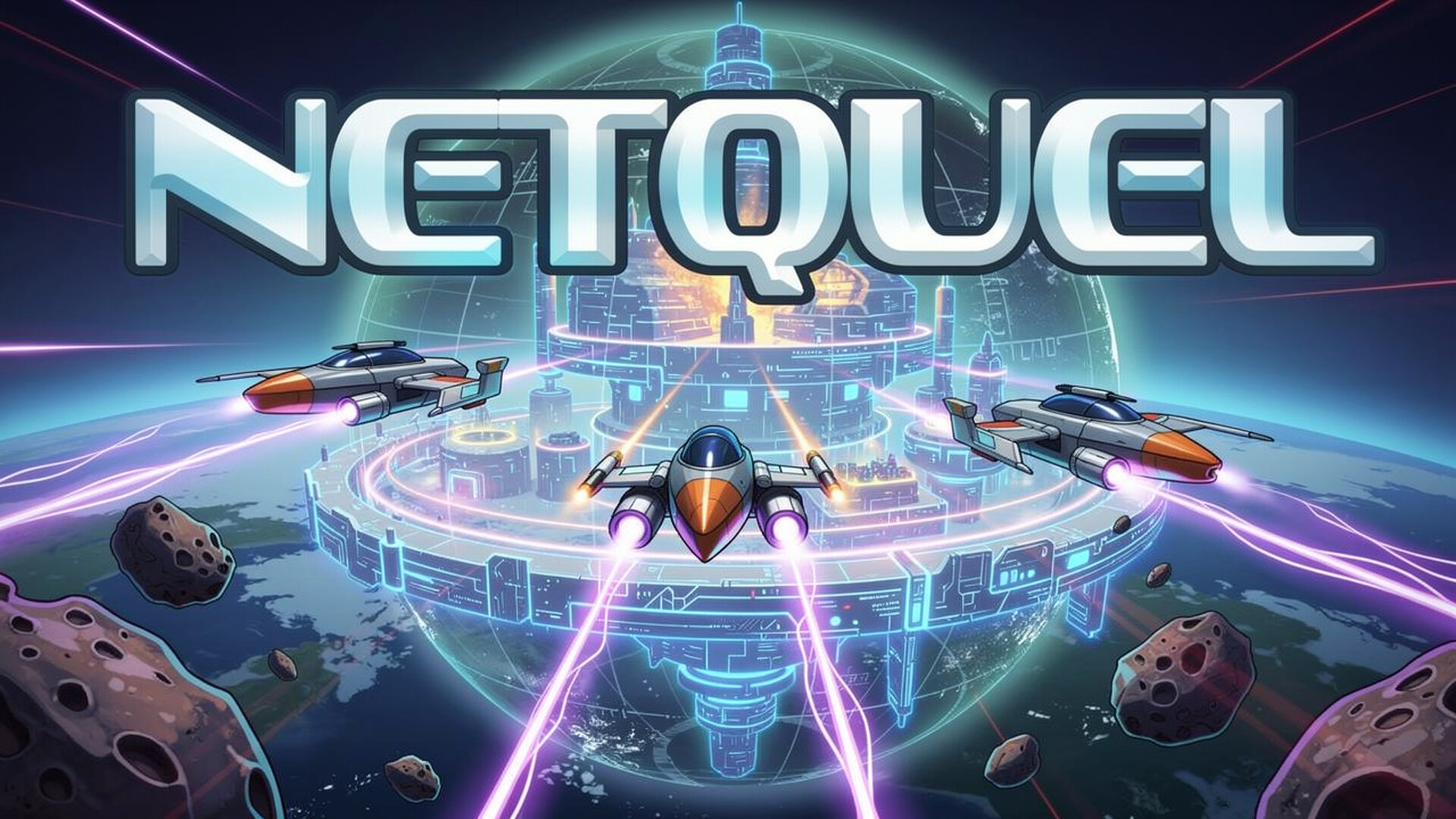 Netquel - 史诗级太空IO竞技场，升级飞船称霸排行榜，零门槛免费畅玩！ 游戏