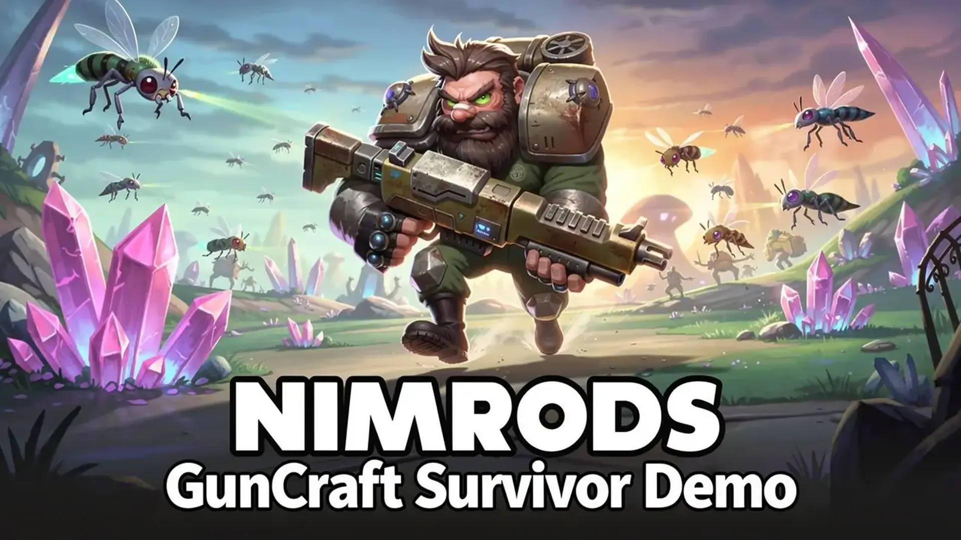 NIMRODS: GunCraft Survivor Demo - ローグライト・ツインスティックシューター 武器を無限にクラフトし異星の大群を生き残れ ゲーム