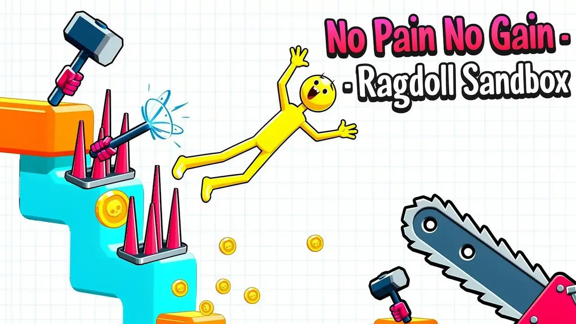 No Pain No Gain: Ragdoll Sandbox - Simulador ragdoll juego