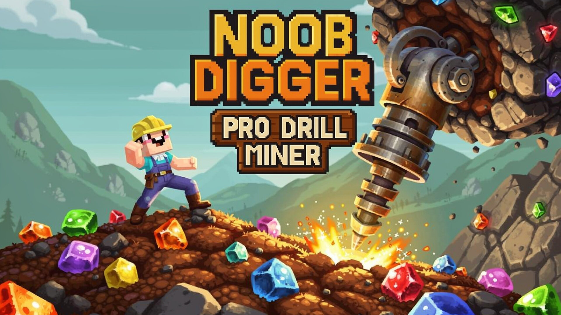 Noob Digger: Pro Drill Miner - Minería Inactiva juego