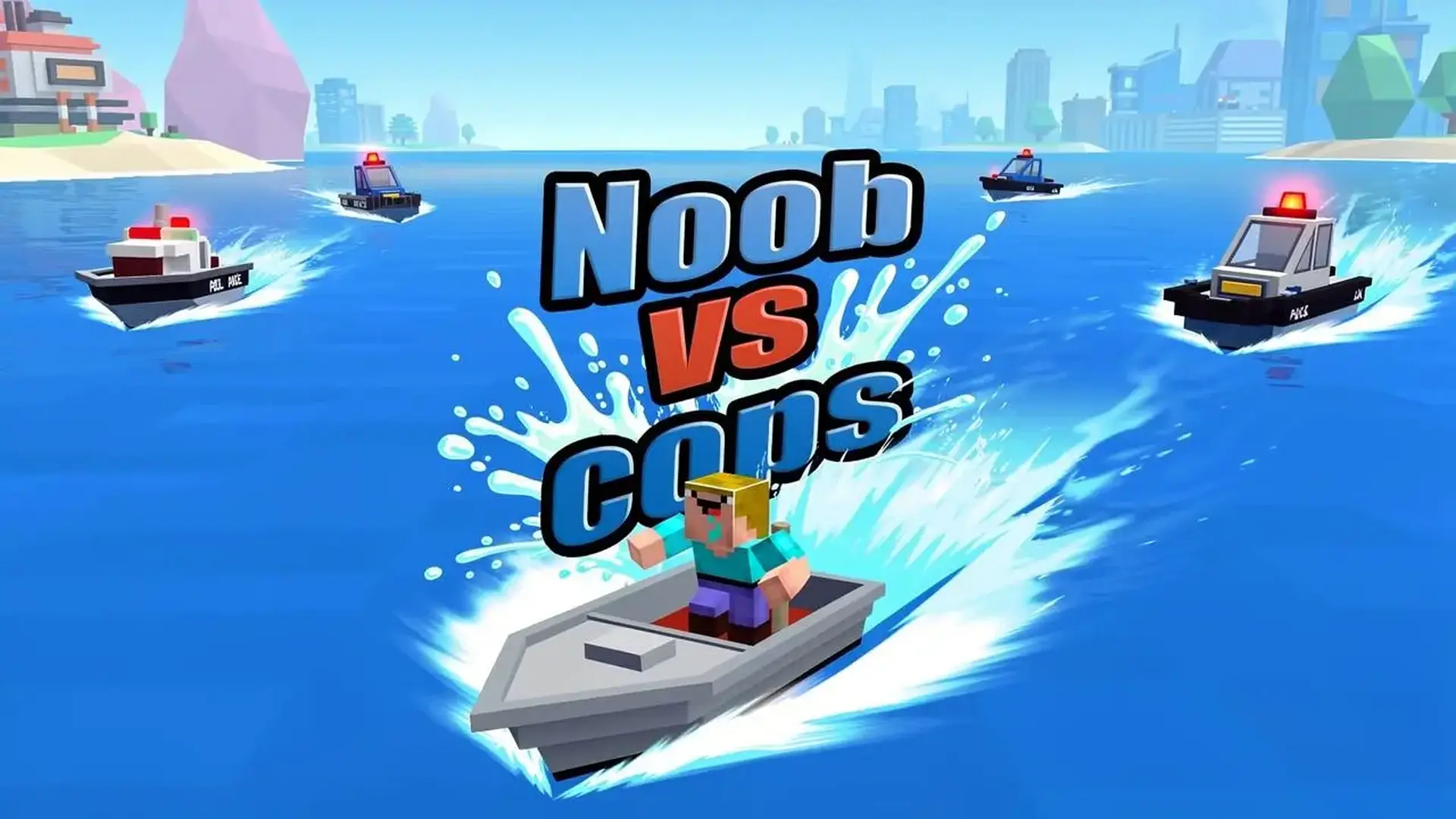 Noob vs Cops - Ação Sobrevivência jogo