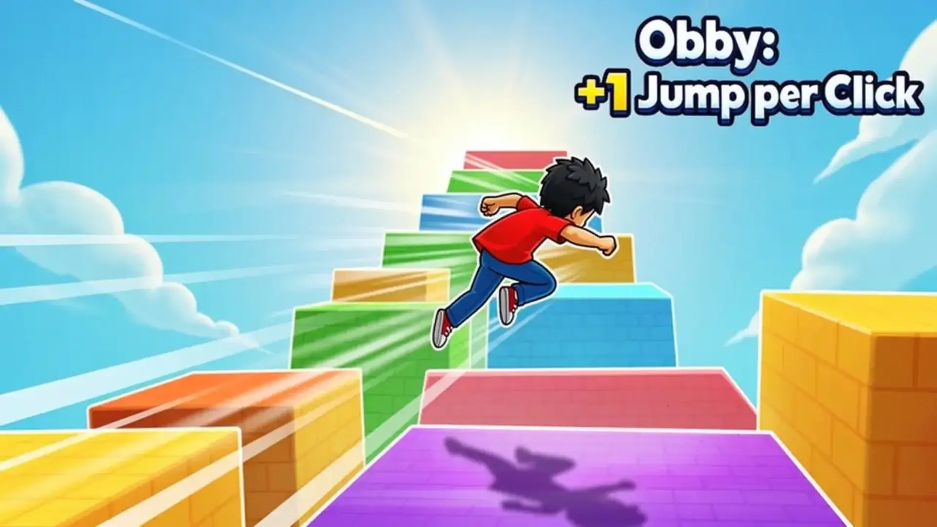 Obby: +1 Jump per Click - jeu de Clicker Parkour