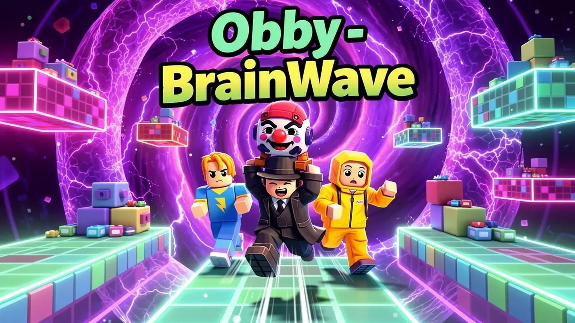 Obby: BrainWave - jeu de Plateforme d'adresse et réflexes