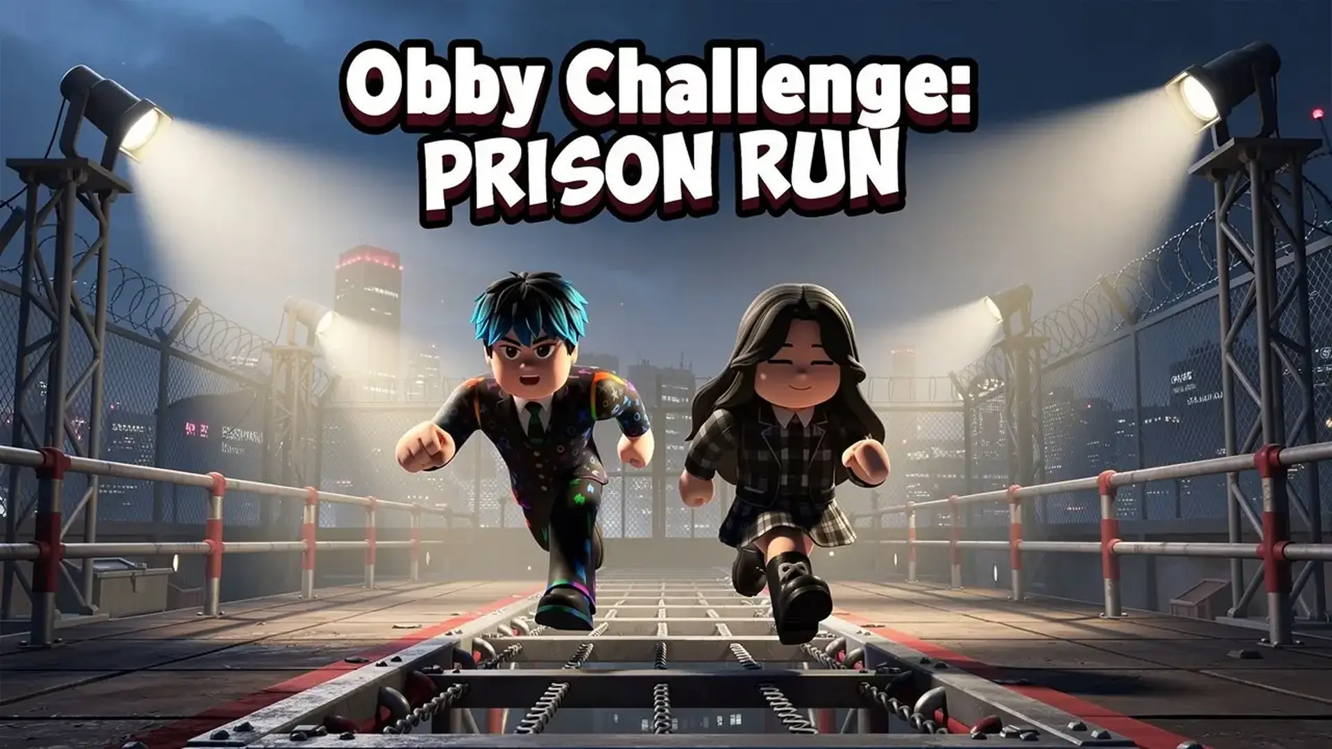 Obby Challenge: Prison Run - jeu de Parkour Obby 3D