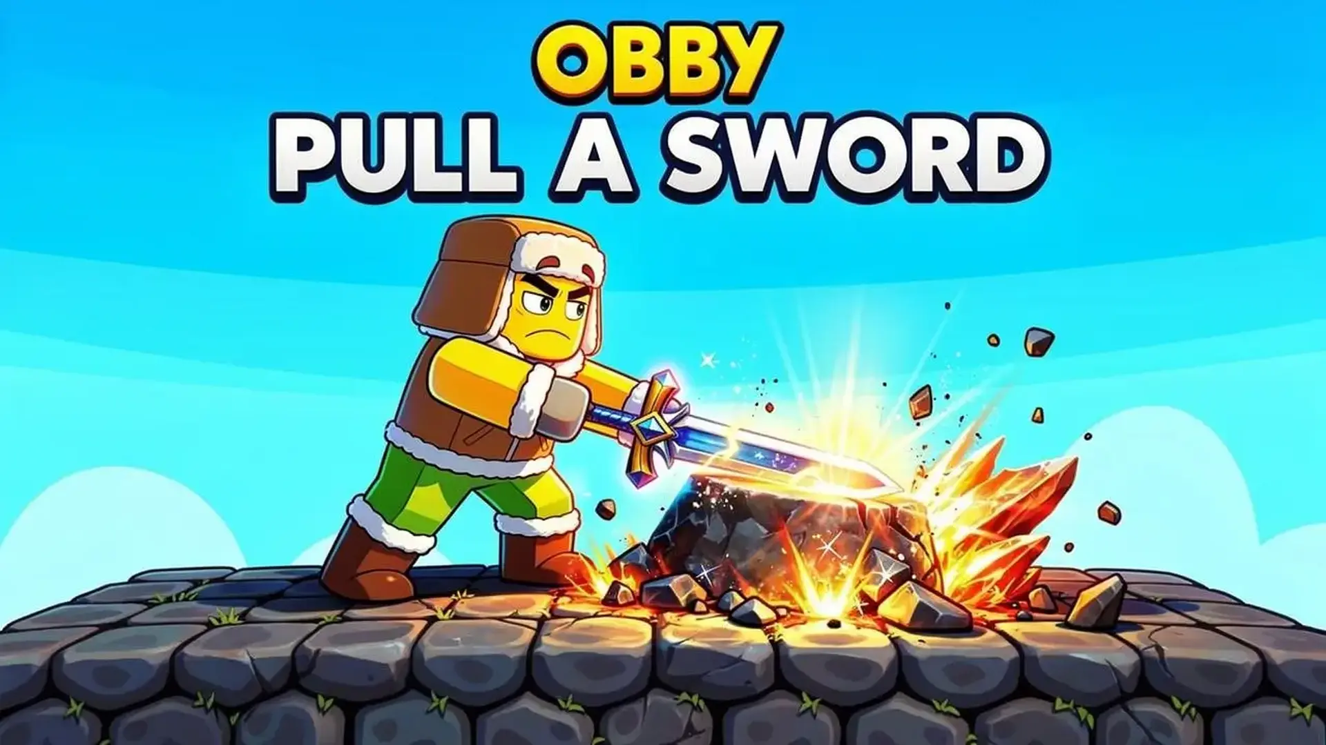 Obby: Pull a Sword - jeu de Aventure Incrémentale Obby