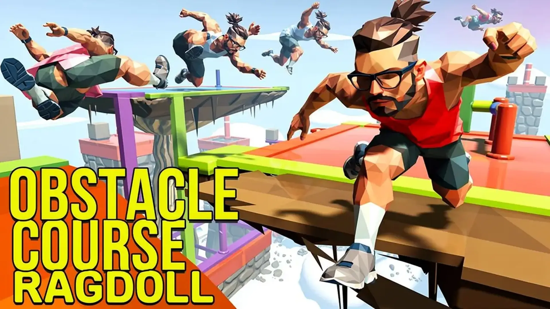 Obstacle Course Ragdoll - 3D布娃娃物理障碍赛 真实模拟跌落，精通每一次跳跃与摔倒的艺术 游戏