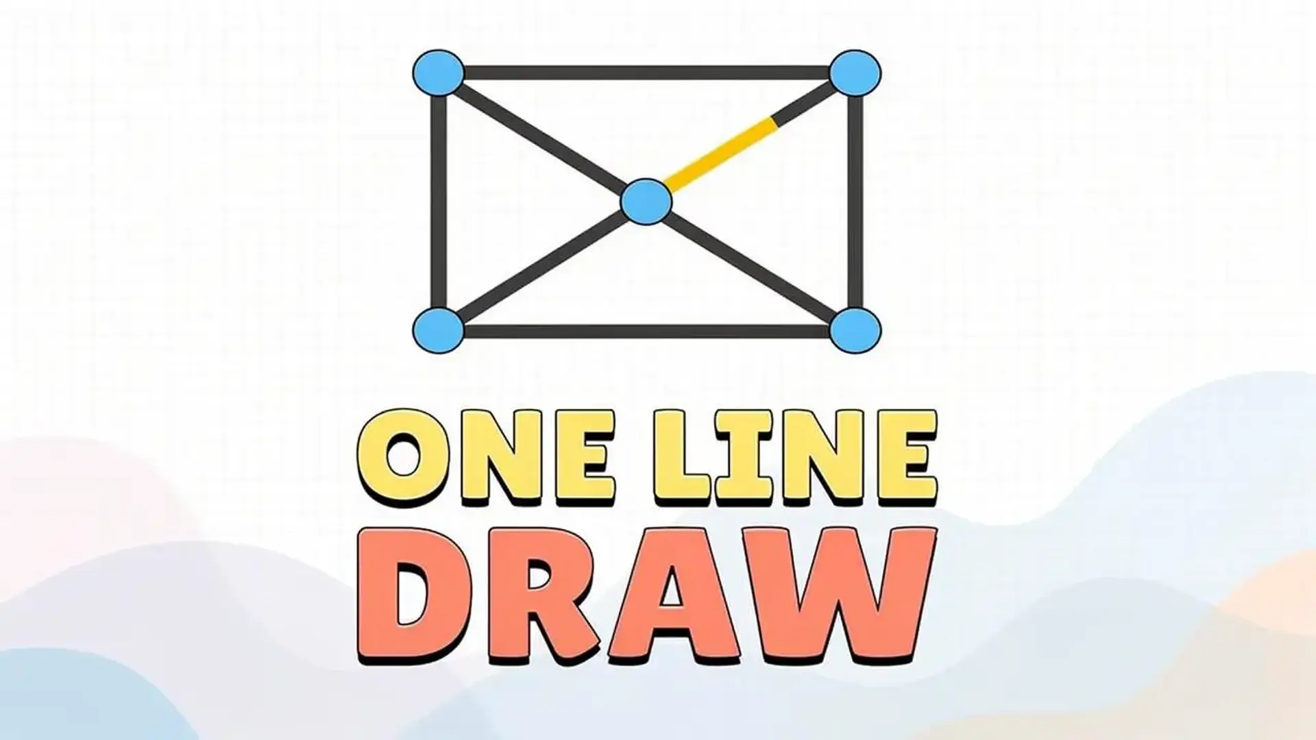 One Line Draw - 极简益智解谜：挑战用一笔连接所有点，在数百个烧脑关卡中提升你的逻辑思维与空间想象力。 游戏