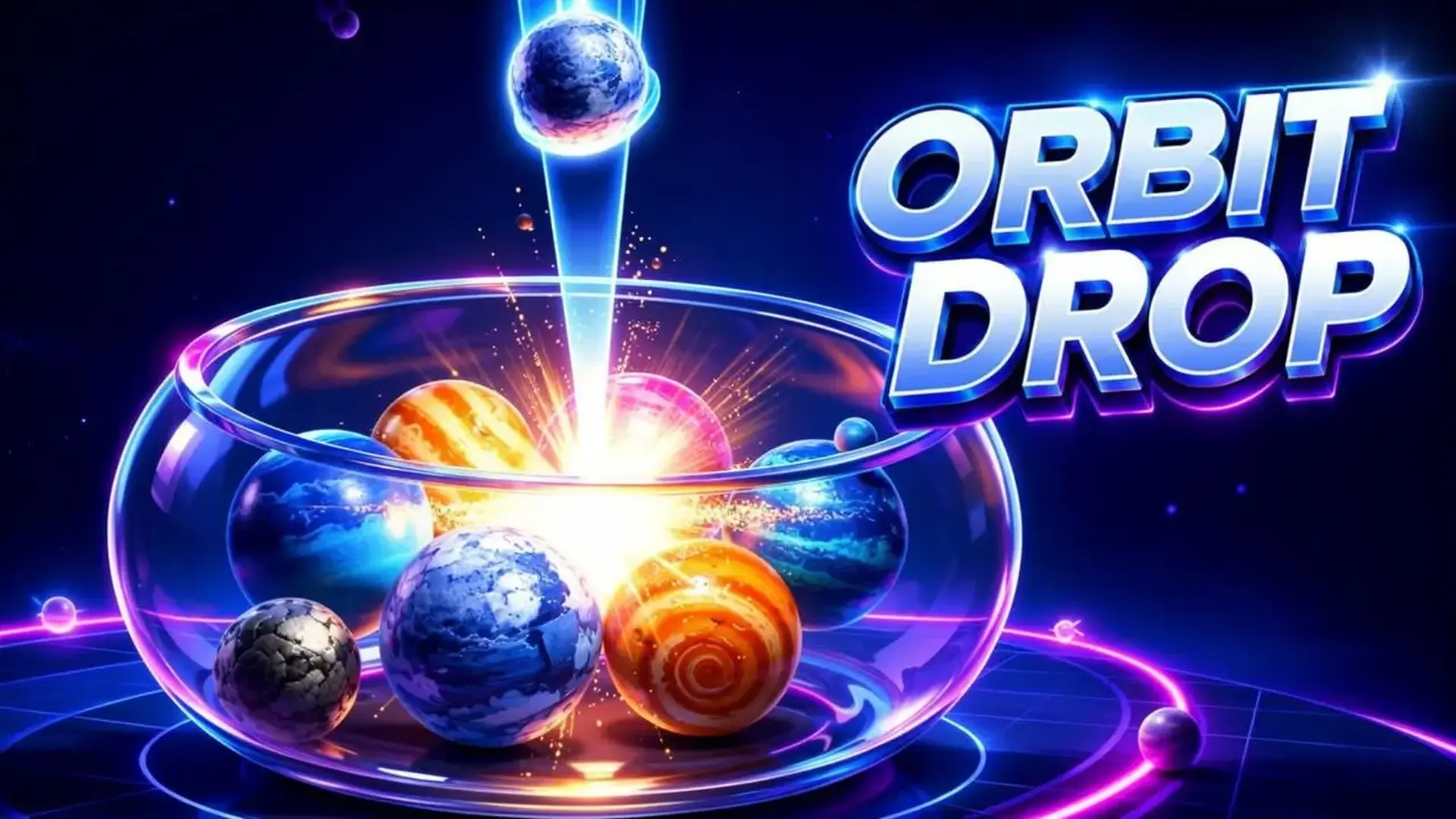 Orbit Drop - Puzzle Física Orbital juego