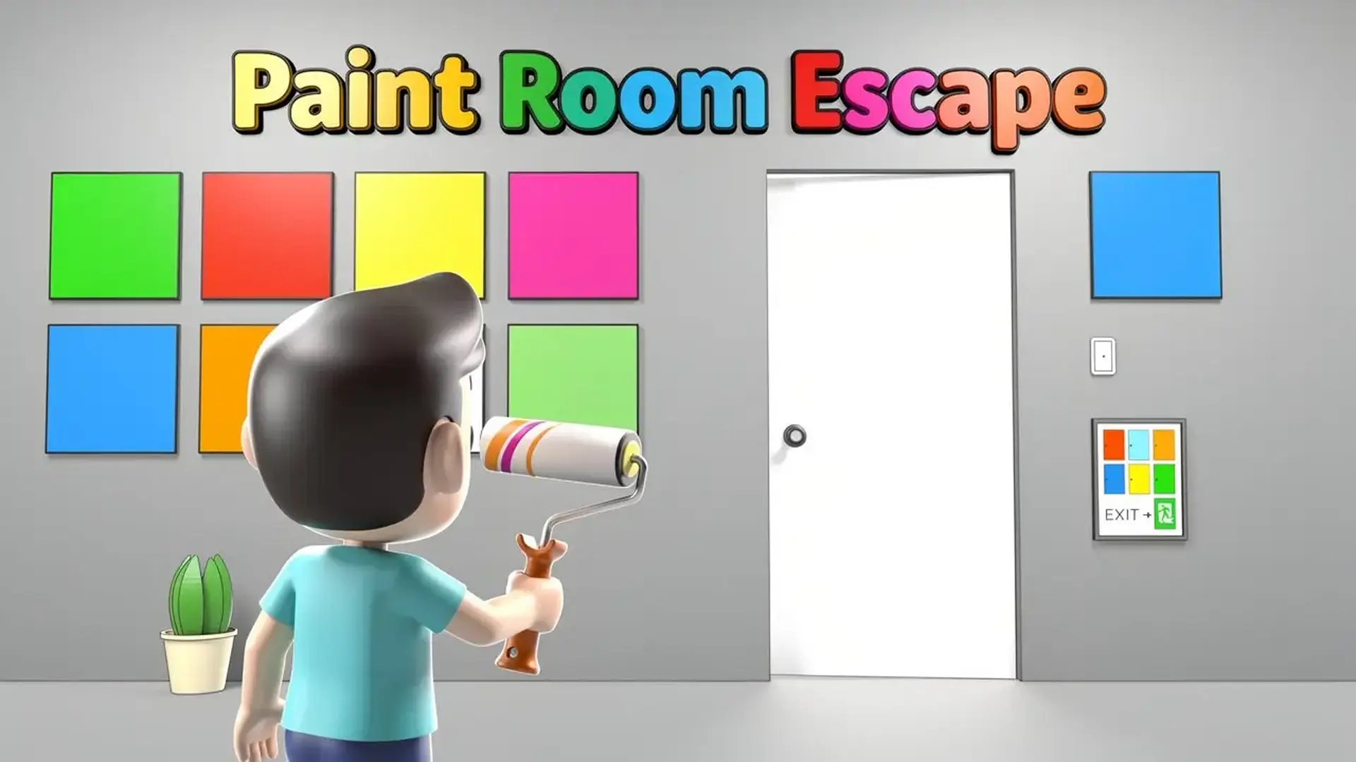 Paint Room Escape - Puzles Color Desafía tu juego