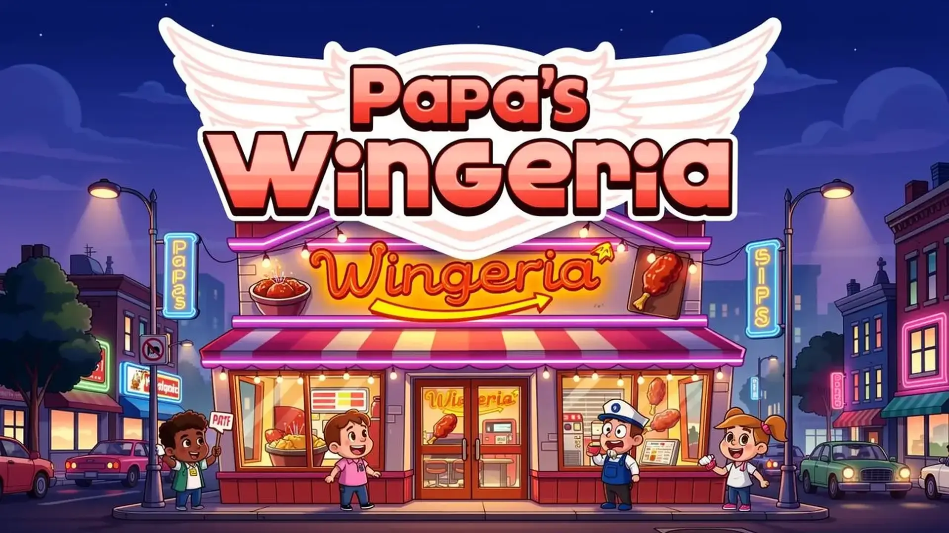 Papa's Wingeria - Zeitmanagement-Hit Spiel