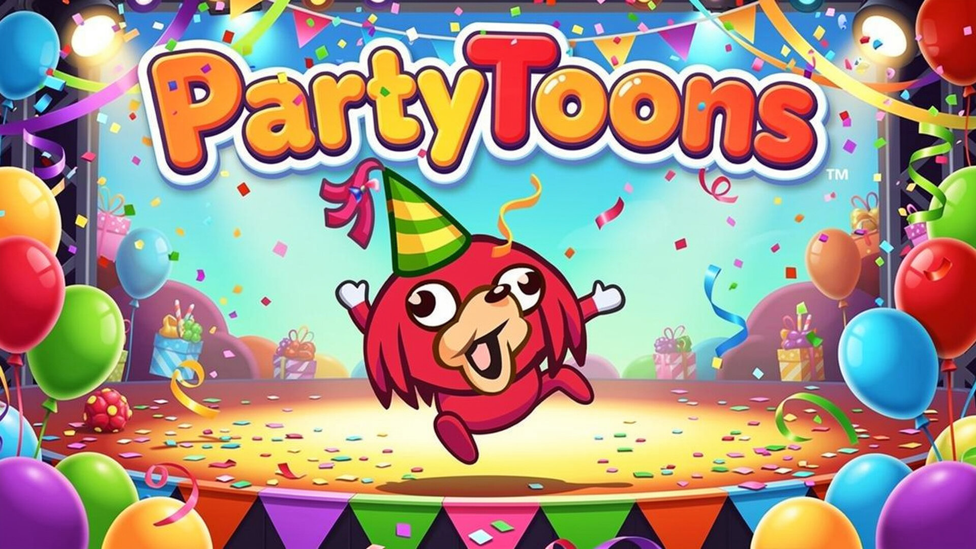PartyToons - Épico party game multijugador juego